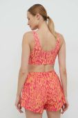 Тренувальний топ і шорти LaBellaMafia Psycle Waves жіночий колір рожевий