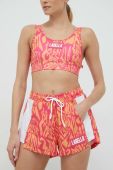 Тренувальний топ і шорти LaBellaMafia Psycle Waves жіночий колір рожевий