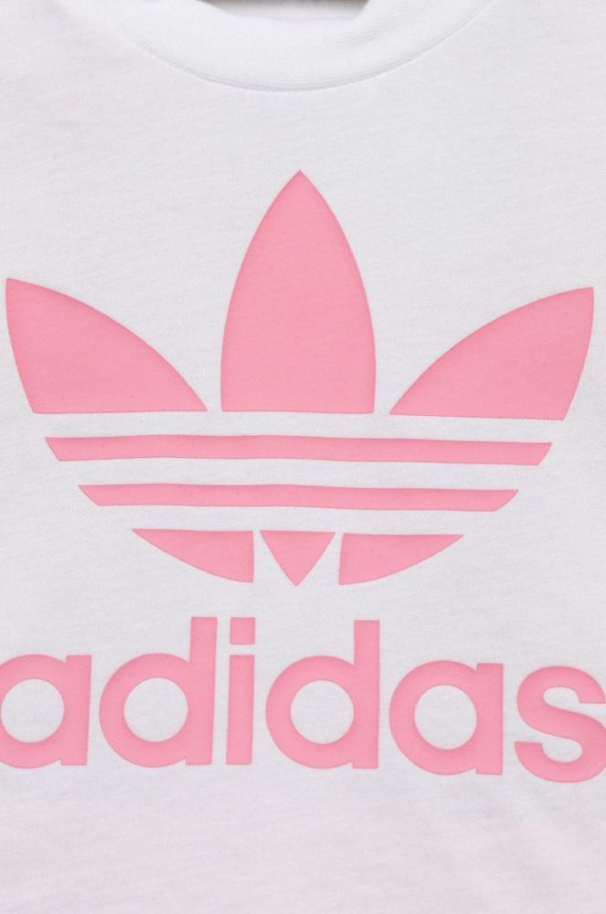 Дитячий бавовняний комплект adidas Originals колір рожевий (2531470) фото 4
