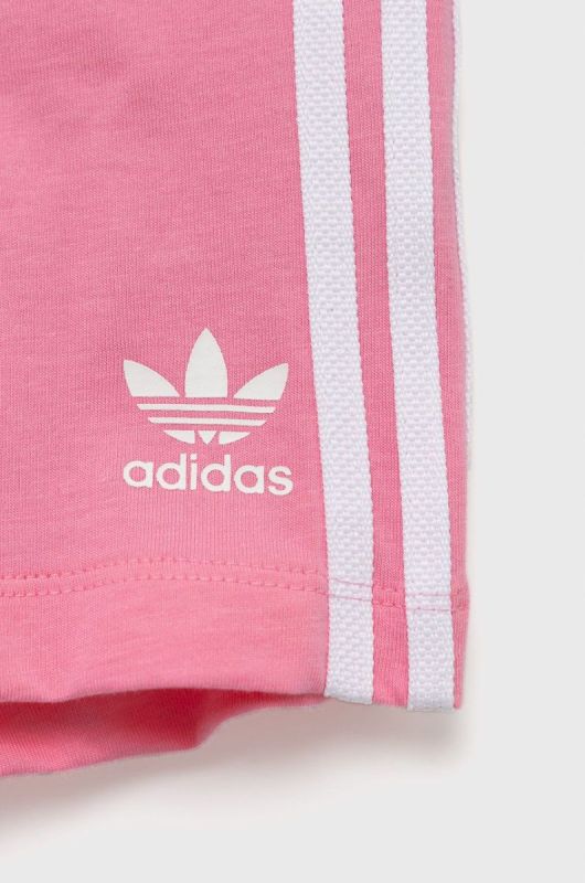 Дитячий бавовняний комплект adidas Originals колір рожевий (2531470) фото 2