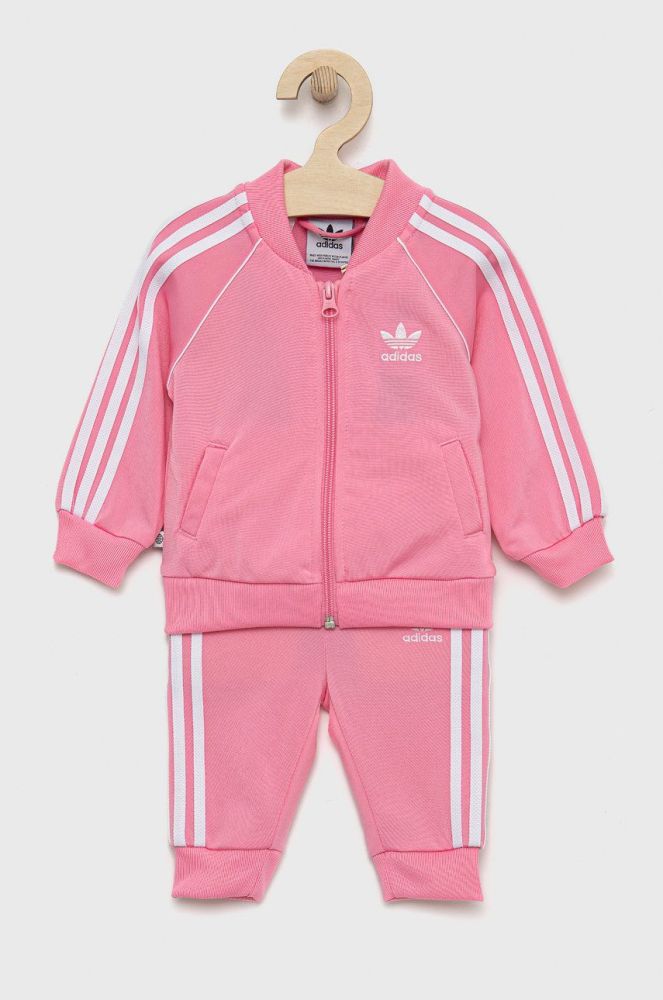 Cпортивний костюм для немовлят adidas Originals колір рожевий (2694222)