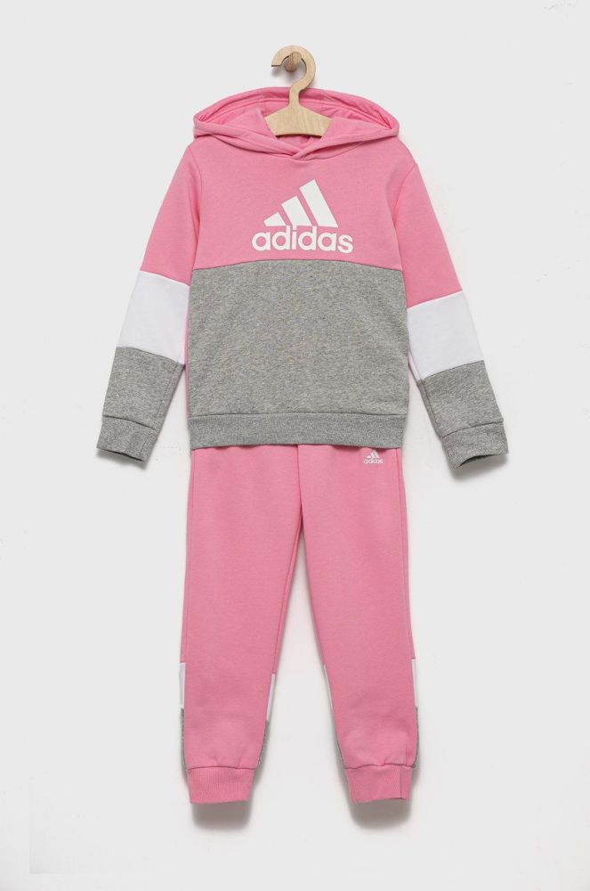 Дитячий спортивний костюм adidas Performance колір рожевий