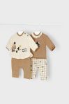 Дитячий комплект Mayoral Newborn колір коричневий