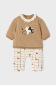 Дитячий комплект Mayoral Newborn колір коричневий