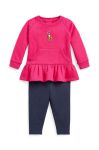 Дитячий комплект Polo Ralph Lauren колір рожевий