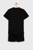 Дитячий бавовняний комплект adidas Originals колір чорний (2531485)
