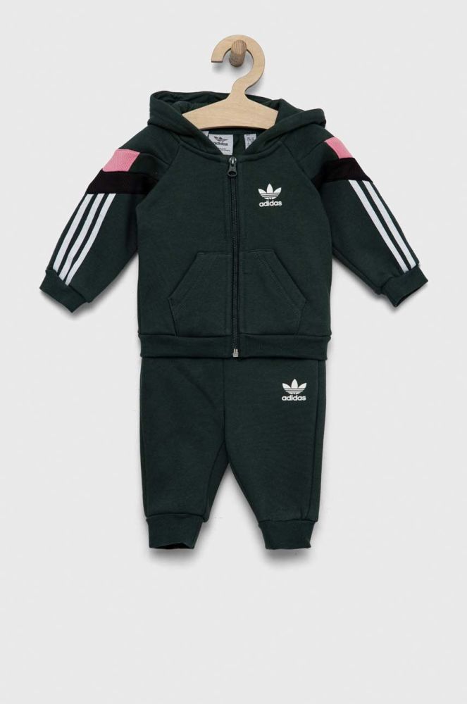 Дитячий спортивний костюм adidas Originals колір зелений (2897438)