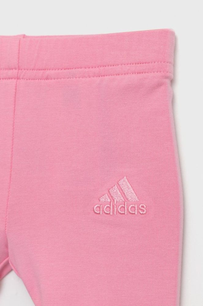 Комплект для немовлят adidas колір фіолетовий фото 3