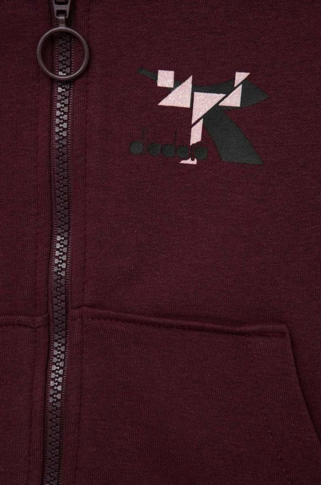 Дитячий спортивний костюм Diadora колір фіолетовий фото 3