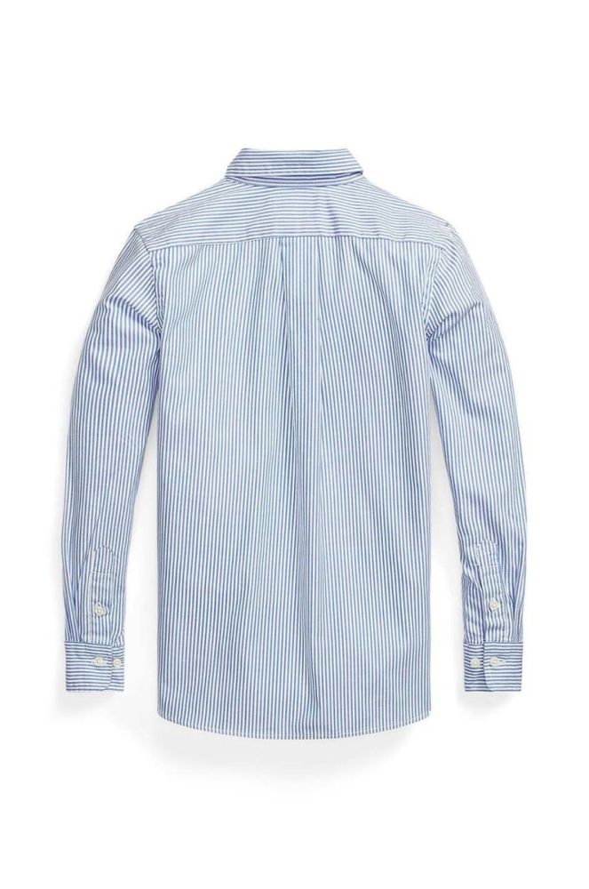 Дитяча бавовняна сорочка Polo Ralph Lauren колір блакитний (2634265) фото 2