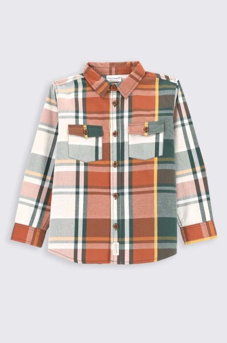 Дитяча бавовняна сорочка Coccodrillo колір барвистий (3514526)