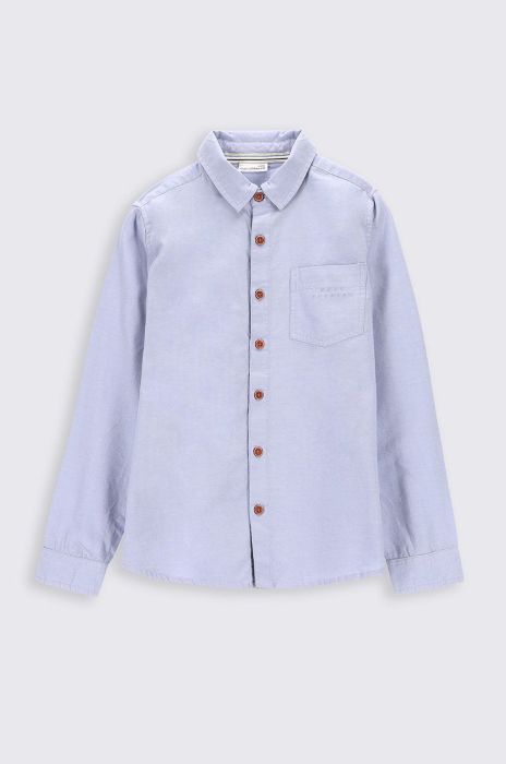 Дитяча бавовняна сорочка Coccodrillo колір блакитний (2767218)