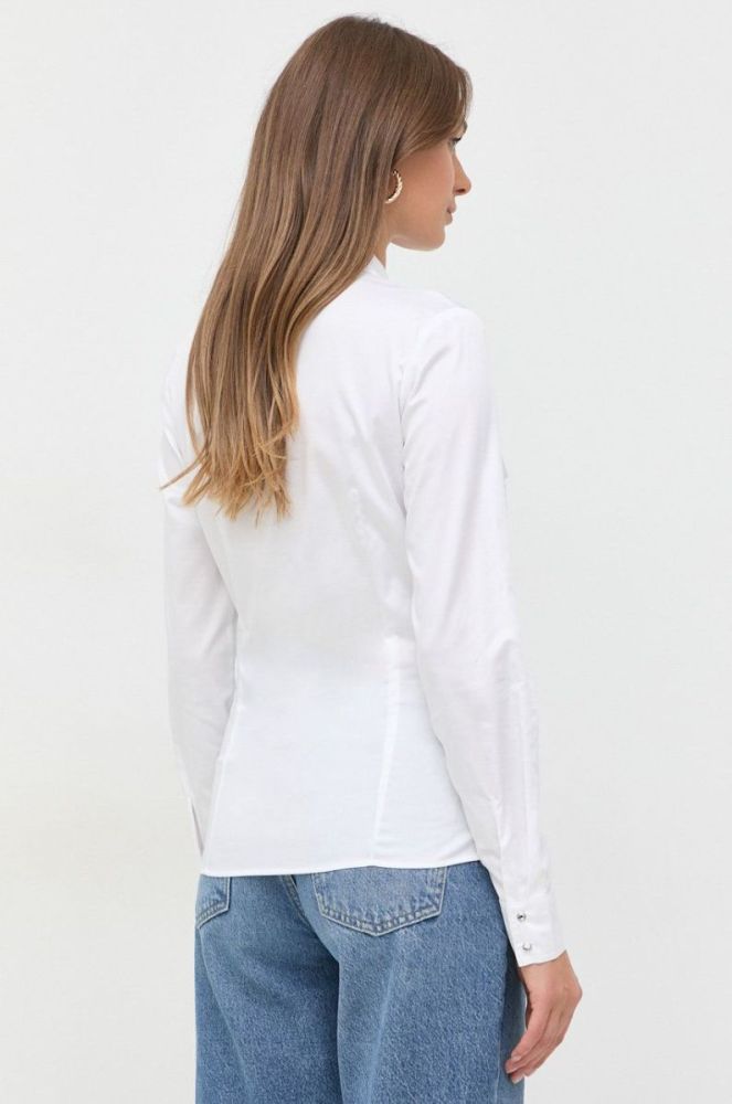 Сорочка Guess жіноча колір білий slim класичний комір (2454876) фото 4