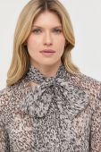 Блузка Patrizia Pepe жіноча колір сірий візерунок