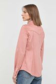 Сорочка Guess жіноча колір рожевий regular класичний комір (2840228)