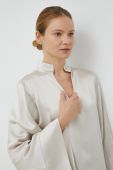 Блузка By Malene Birger Lomaria жіноча колір бежевий однотонна Блузка By Malene Birger Lomaria жіноча колір бежевий однотонна