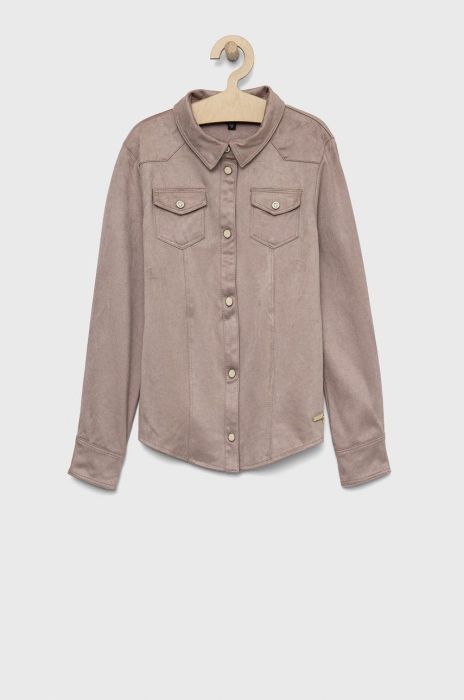 Дитяча сорочка Guess колір бежевий (2740454)