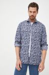 Бавовняна сорочка Tommy Hilfiger чоловіча slim з італійським коміром колір блакитний (2496084) Бавовняна сорочка Tommy Hilfiger чоловіча slim з італійським коміром колір блакитний (2496084)