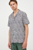 Сорочка з домішкою льону Tiger Of Sweden чоловіча relaxed колір барвистий