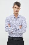 Бавовняна сорочка Karl Lagerfeld чоловіча slim класичний комір колір блакитний (2801548) Бавовняна сорочка Karl Lagerfeld чоловіча slim класичний комір колір блакитний (2801548)