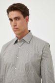 Сорочка BOSS чоловіча колір зелений slim класичний комір (3308487)