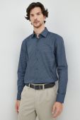 Сорочка BOSS чоловіча колір синій slim класичний комір (2706092)