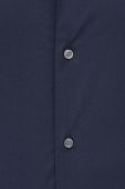 Сорочка Sisley чоловіча колір синій slim класичний комір