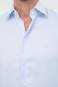 Сорочка Michael Kors чоловіча slim з італійським коміром колір блакитний