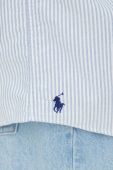 Бавовняна сорочка Polo Ralph Lauren чоловіча колір білий relaxed комір button-down