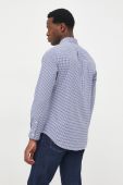Сорочка Polo Ralph Lauren чоловіча колір синій slim комір button-down (2634403)