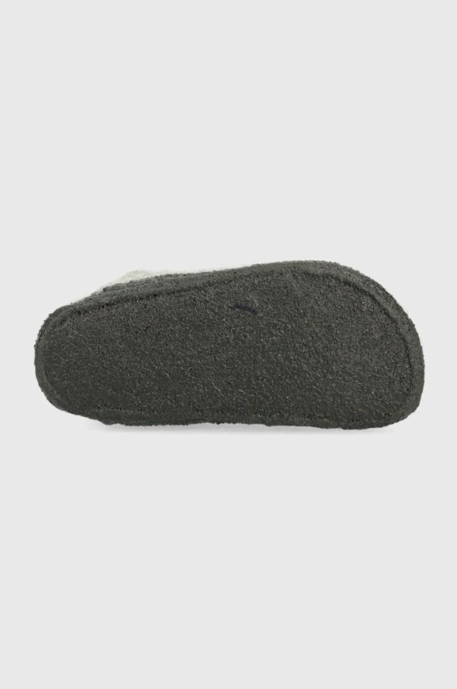 Вовняні дитячі тапочки Birkenstock колір сірий Narrow Width (2354010) фото 5