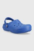 Дитячі шльопанці Crocs колір блакитний (2694363)