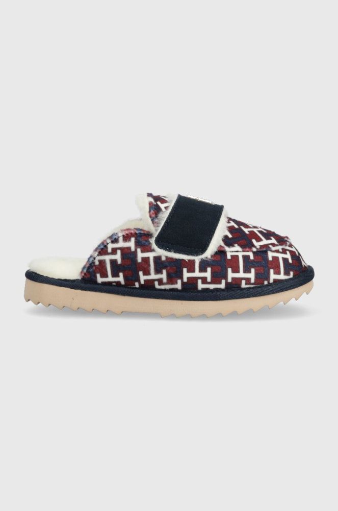 Тапочки Tommy Hilfiger Loafer Mule Slipper Monogram колір барвистий