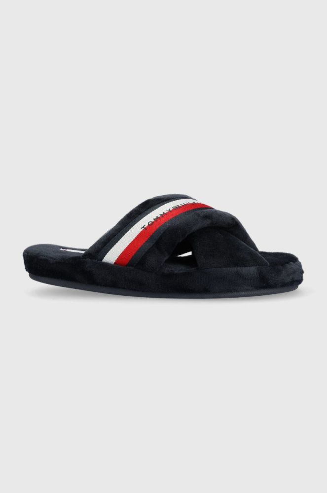 Тапочки Tommy Hilfiger Comfy Home Slippers With Straps колір синій