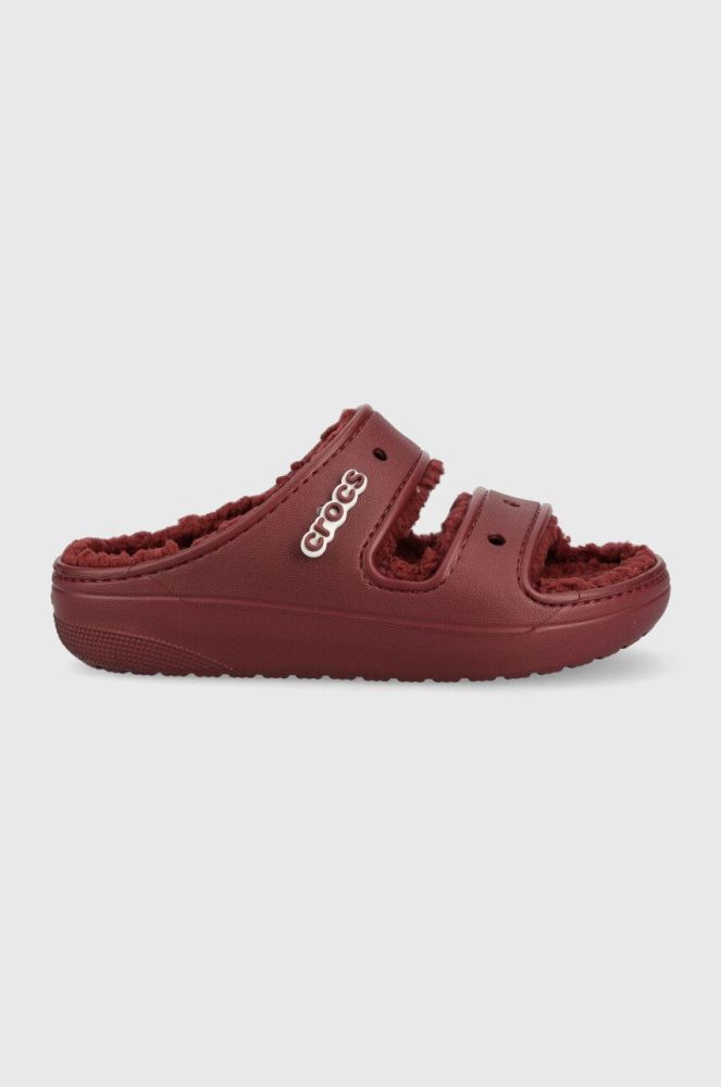 Тапочки Crocs Classic Cozzzy Sandal колір фіолетовий 207446