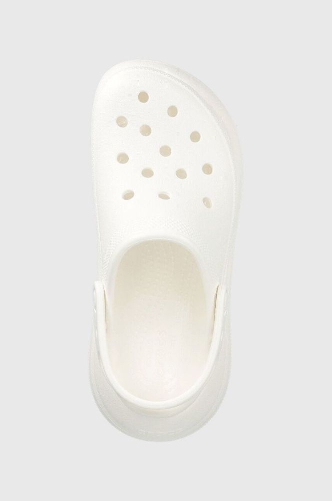 Шлепанцы Crocs Classic Crush Clog цвет белый фото 4