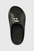 Шльопанці Karl Lagerfeld Skoona жіночі колір чорний на платформі