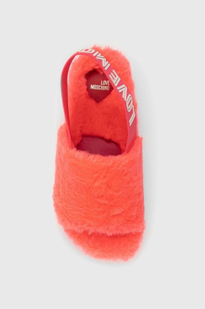 Тапочки Love Moschino колір рожевий фото 4