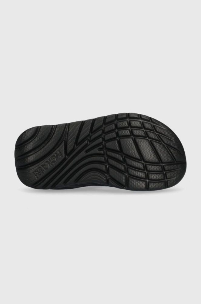 В'єтнамки Hoka Ora Recovery Flip жіночі колір чорний на платформі 1117910-BDGGR фото 5