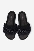 Шльопанці Inuikii Chain жіночі колір чорний