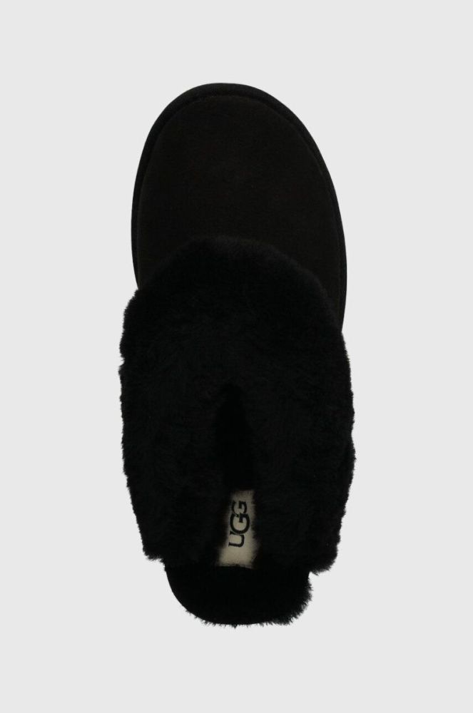 Замшеві тапочки UGG Classic Slipper II колір чорний 1130876.BLK-BLK фото 4