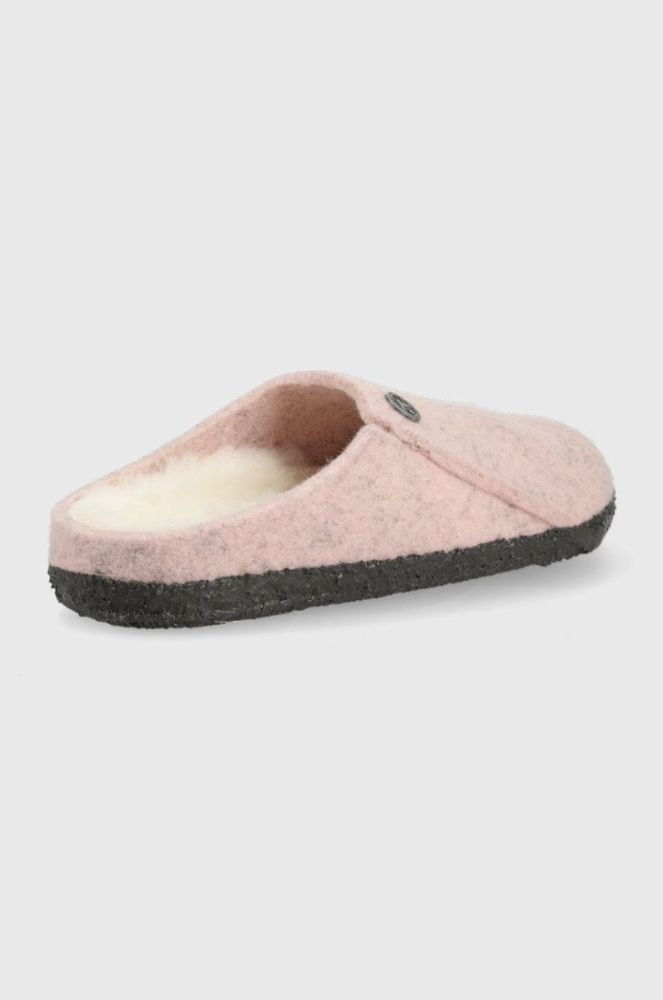 Вовняні дитячі тапочки Birkenstock колір рожевий Narrow Width фото 2