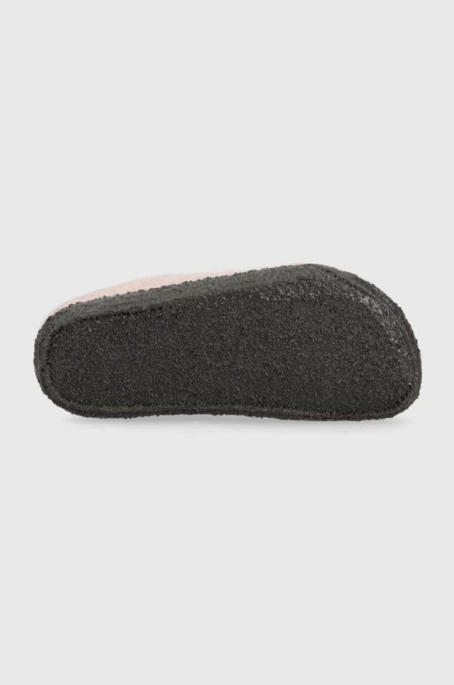 Вовняні дитячі тапочки Birkenstock колір рожевий Narrow Width фото 5