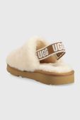 Вовняні дитячі тапочки UGG Fluff Yeah Clog колір бежевий