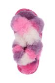 Вовняні дитячі тапочки Emu Australia Mayberry Wild Kids колір рожевий