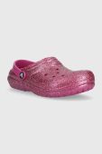 Дитячі шльопанці Crocs колір рожевий (2697918)
