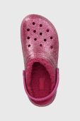Дитячі шльопанці Crocs колір рожевий (2697918)