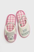 Дитячі тапочки United Colors of Benetton колір рожевий (2697938)