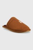Тапочки Polo Ralph Lauren Klarence колір коричневий RF103841