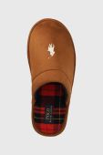 Тапочки Polo Ralph Lauren Klarence колір коричневий RF103841